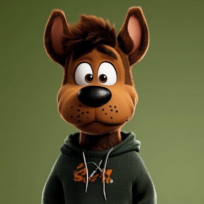 just a hood dog finding its crypto food to eat