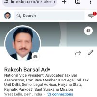 Rakesh Bansal Adv (@advrakesh75) 's Twitter Profile Photo Rakesh Bansal Adv (@advrakesh75) 's Twitter Profile Photo