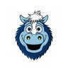 blue's profile picture. your mom’s favorite mascot