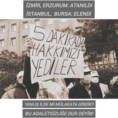 Mülakat mağduru bir öğretmen