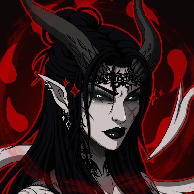 hellhound___art's profile picture. Lara ･ 30 ･ She/Her ･ Spooky fantasy stuff from random bursts of inspiration😈✨️･ Currently obsessed with Baldur's Gate 3⚔️