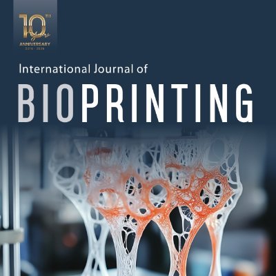 IJB (IF 6.0,CiteScore 7.3) is an international journal covering the technology, science and clinical application of Bioprinting.