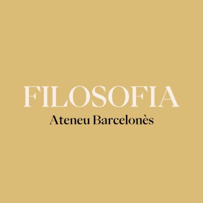 Secció de Filosofia de l'@ateneubcn.
Ponents: @Berta_gClaret i @JoanArruga
📩 filosofia@ateneubcn.cat