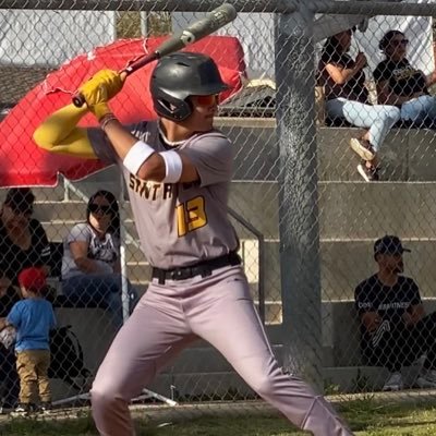 Uncommitted, class 2025 17yrs, 9/2007 185lbs, 6’2 OF, 1st, 3rd, RHP. SantaFeHighSchool @SGVArsenal @santafe_chiefs