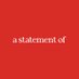 a statement of (@astatementof) Twitter profile photo a statement of (@astatementof) Twitter profile photo