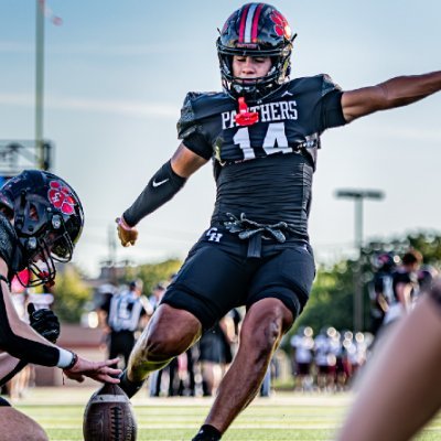 Colleyville Heritage HS TX'26 -ATH, 5'’9 -175 - K/P/WR/RB/LB. Sting Soccer Club- Defender -3.9GPA - 817-307-4787 NCAA#2306917086