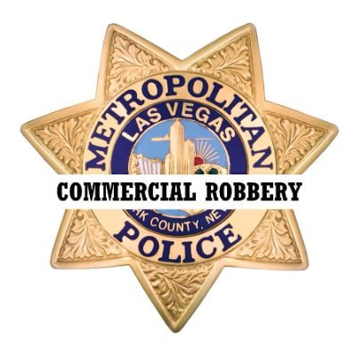 Official Twitter page for LVMPD Commercial Robbery Section and Organized Retail Crime. For inquiries and tips, please email Robbery@LVMPD.COM, 702-828-3591