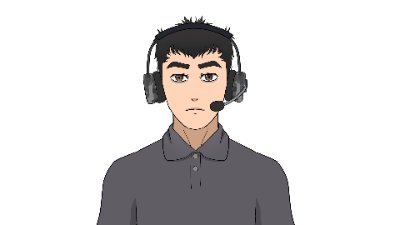 A VTuber playing games to cure his depression for everyone to watch at YouTube.