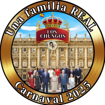 MURGA CARNAVAL DE BADAJOZ desde 2006
...
2° 2014(Todo por el OGT)
...
3° 2016(Caseta del 5° Pino)
...
2º 2023 (Los Okupas)
...
COMBA2025 (Una Familia Real)