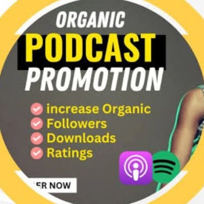 All Podcast promotion: All podcast rank Expert (Apple podcast//Spotify podcast//YouTube podcast) Advertising and marketing expert on digital marketing🎙️