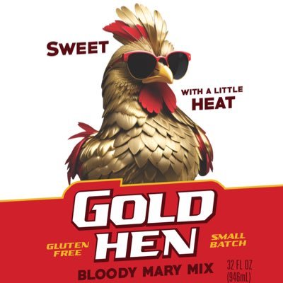 Gold Hen Bloody Mary Mix is “Sweet with a Little Heat!”🔥WE ARE…!!!🦁