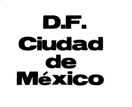 Información de la ciudad de México, D.F.