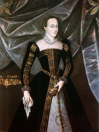 Reina consorte de Francia, reina titular de Inglaterra, Irlanda y Francia. María, reina de los escoceses, o Maria Estuardo para los amigos.