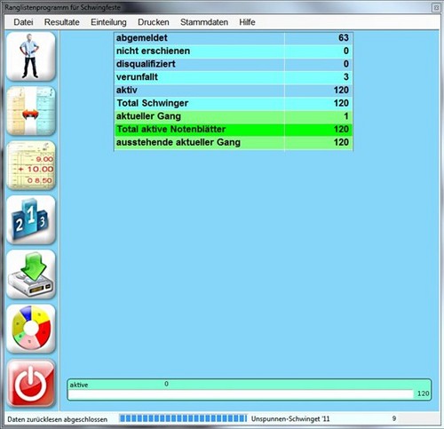 Ranglistenprog's profile picture. Ranglistenprogramm für Schwingfeste seid mehr als 20 Jahren....
Neue, vollständig überarbeitete Version ab Frühjahr 2012