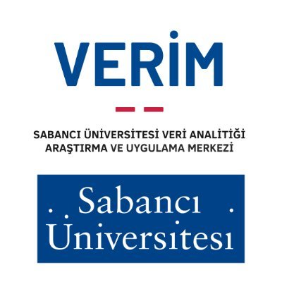 Sabancı Üniversitesi
Veri Analitiği Araştırma ve Uygulama Merkezi (VERİM)
@sabanciu @fenssabanci