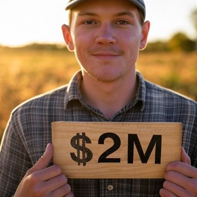 2M_dreamfarm's profile picture. My profile Pic is AI
Hello I born with heart problems, trying to collect $2M donation so I can start my dream farm and life. For any questions send message pls.