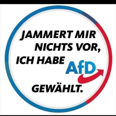 Ein,n.einf.Leben,43J.Vollzeit.2 Kids.2 Enkel.Frei denkend&https://t.co/IzRs68yIec d. verbleib.Zeit o.⏰genießend.ProAfD,da für Frieden,Freiheit&Selbstbest.DNA Original.