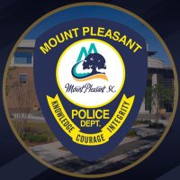 Mount Pleasant PD (@mountpleasantpd) 's Twitter Profile Photo Mount Pleasant PD (@mountpleasantpd) 's Twitter Profile Photo