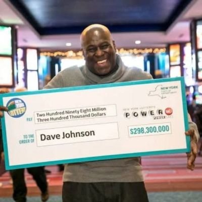 I'm dave Johnson the powerball drawing winner of $298.3M, so I'm here to help few of my friends with $300k each❤️