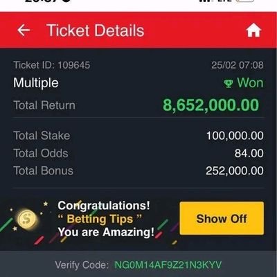 here is daily and accurate fixed game ....it is always winning 💪 Click here for 50+ odd ,sure odd and guarantee
👇👇👇
https://t.co/dVupupxW83