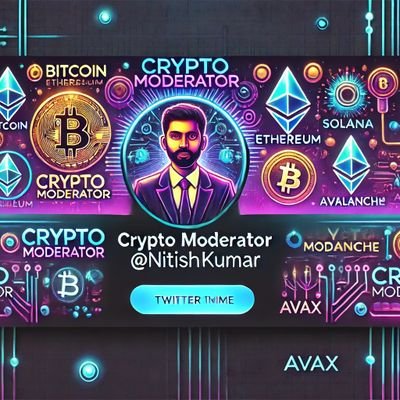 NitishCryptoMod's profile picture. 🚀 Crypto Community Moderator | Telegram & Twitter Management
3+ Year Experience | Xebra Trade & Interest Dex
🛡️ Spam & Scam Protection | Community Growth &