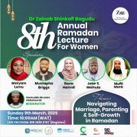 DR ZAINAB S BAGUDU RAMADAN LECTURE 4 WOMEN (@ramadanlectures) 's Twitter Profile Photo DR ZAINAB S BAGUDU RAMADAN LECTURE 4 WOMEN (@ramadanlectures) 's Twitter Profile Photo