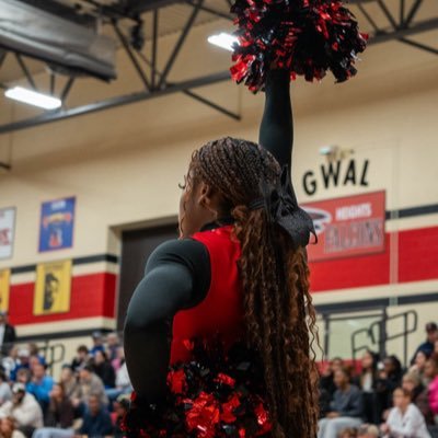 JaniahRedd's profile picture. 2027 | 3.77 GPA❣️Wichita Heights (KS) Varsity Cheer LVL 8 | 316 Platinum Gymnastics 🤸🏾