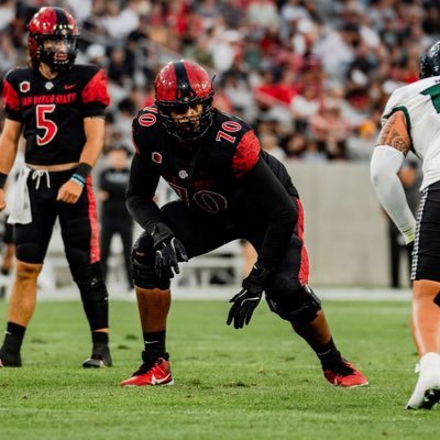 CJonesSLOHS's profile picture. Left Tackle @ San Diego State | 6’8” 330 LB | Returning Starter | Email: cajforce@gmail.com