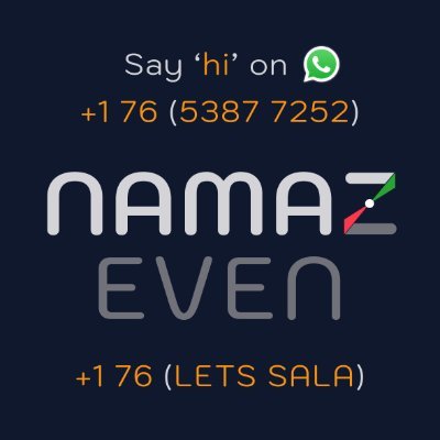 namazeven's profile picture. Start practicing namazs/salahs better from now on. 
https://t.co/QoPIJVTyAz