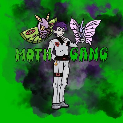 MothMonsterMane's profile picture. Everything Pokemon. Blockchain technology.