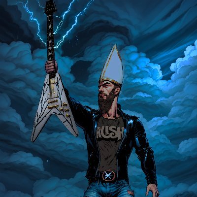 Actual self-appointed metal pope
check me out on Rumble for Midnight Mass and other heavy metal mayhem!