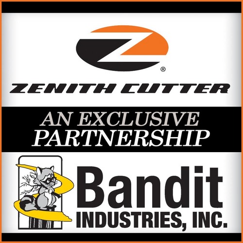 An exclusive partnership between Zenith Cutter & Bandit Industries for all makes and models of brush chipper and whole tree chipper knives 1-888-322-6348