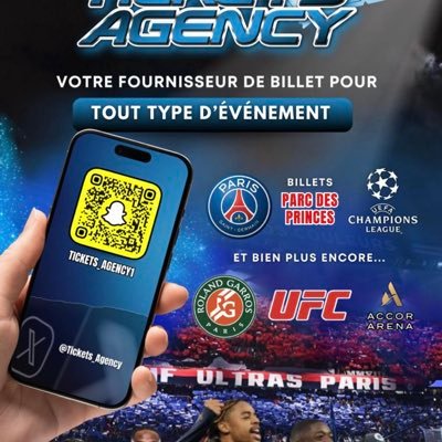 Votre fournisseur de billet pour tout type d'événement. FOOTBALL & ROLAND GARROS & CONCERT & EVENT... Me contacter pour toute demande spécifique.