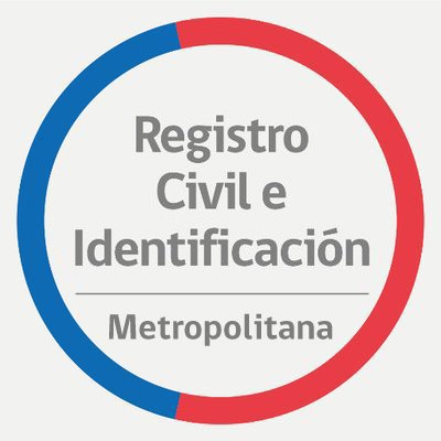 Cuenta oficial del Servicio de Registro Civil e Identificación de la Región Metropolitana