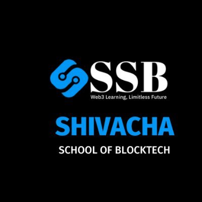 ShivachaB65017's profile picture. SSB (Shivacha School of Blocktech) offers online & offline courses in blockchain and development, empowering you for the Web3 future. 🚀 #Blockchain #Developer