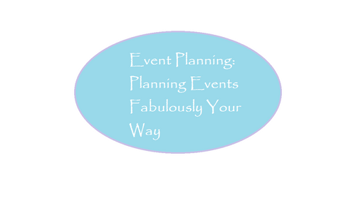 We plan events your way fabulously!!