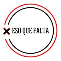 Eso que falta (@esofalta) 's Twitter Profile Photo Eso que falta (@esofalta) 's Twitter Profile Photo