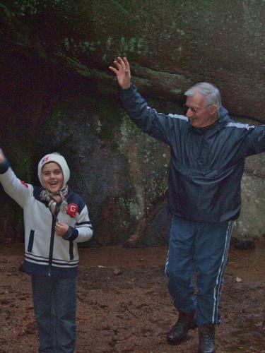 Knocking on a bit but life's good. I have a great son of 8yrs called Toby who is the apple of my eye,pictured with my dad above. Life's good.