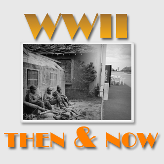 WWII / WW2 'then and now' pictures before and after the battlefields or other photos of world war ii places. 
'Like' our facebookpage: http://t.co/OVfs7Usc