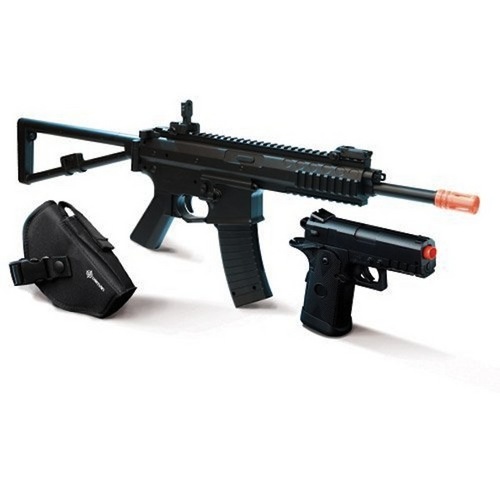 Airsoft guns and airsoft gears. Fun right?