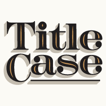 Title Case is the office of typographic artisans, 
@JessicaHische and @ErikMarinovich