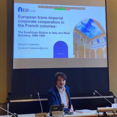 international and global historian specializing in European transimperial corporate networks and their impact on colonial and post-colonial economic policies.