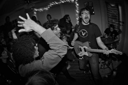 vowelband's profile picture. we are just five friends playing screamo. no biggie.