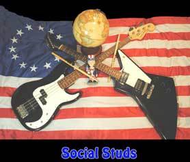 The Social Studs are a History Rock Band that look to entertain and educate at the same time. Check them out on youtube, iTunes, Vegas, & the Roman Colosseum.