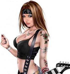 Rocker Chicks are a group of girls that love Rock and Metal music. Cool, Cute, and Unique. #rockerchicksrule