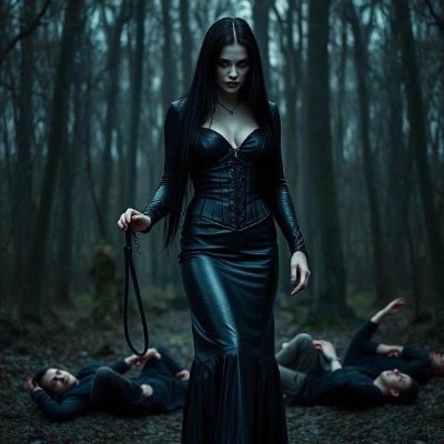 18+ only. Hard Domme ruling a dungeon of loyal subs. No brats allowed—obedience is my currency. Kneel or be gone. #findom #AI #FacelessDomme
