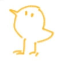 あひる様 首かしげアヒルさんプリントラウンドネックニット