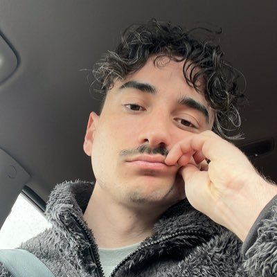 King of tied up hoodies and stuck in time moustaches 🥱