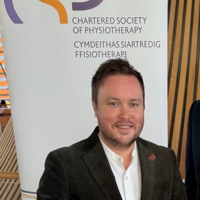 Public Affairs & Policy Manager Wales, Chartered Society of Physiotherapy. Rheolwr Materion Cyhoeddus a Pholisi, ar gyfer y Gymdeithas Siartredig Ffisiotherapi