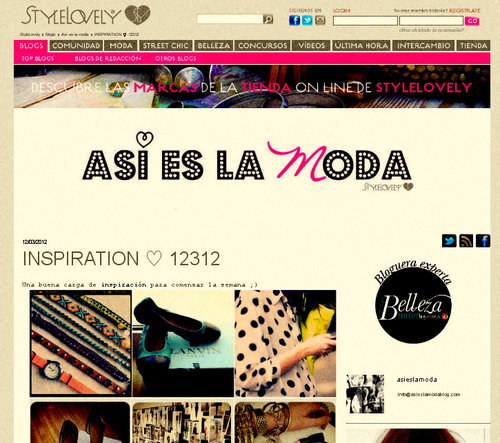 Mamá de Adriana,adicta a la Moda,online surfer,me apasiona la decoración. IG:asieslamodablog Email:info@asieslamodablog.com